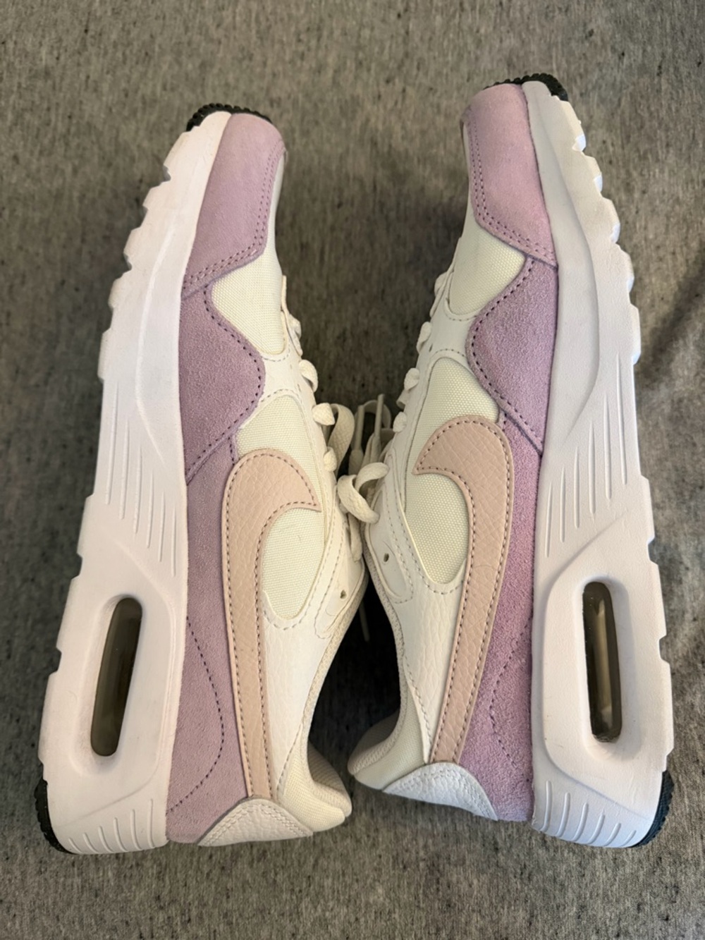 Nike Women's Sneakers in White, Lavender, and Blush - Picture 3 of 5